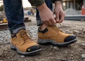 Men’s Super Classic Caterpillar (CAT) “Honey Rust” Low-Cut Safety Shoe