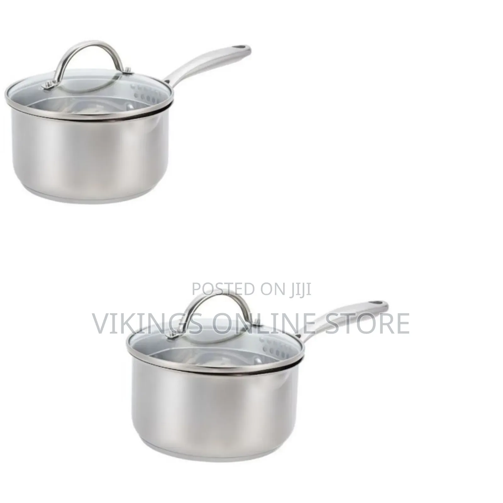 1.9L Stainless Steel Saucepans Milk Cookware Pot- Silver