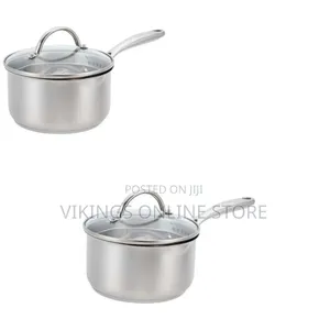 1.9L Stainless Steel Saucepans Milk Cookware Pot- Silver