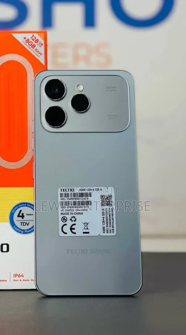 New Tecno Spark 40 128 GB Gray