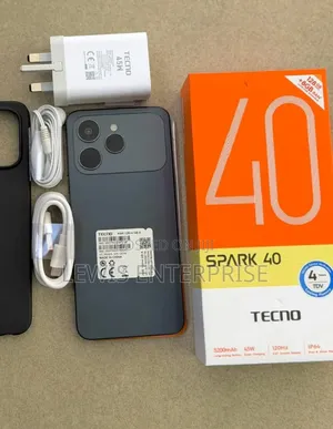 New Tecno Spark 40 128 GB Black