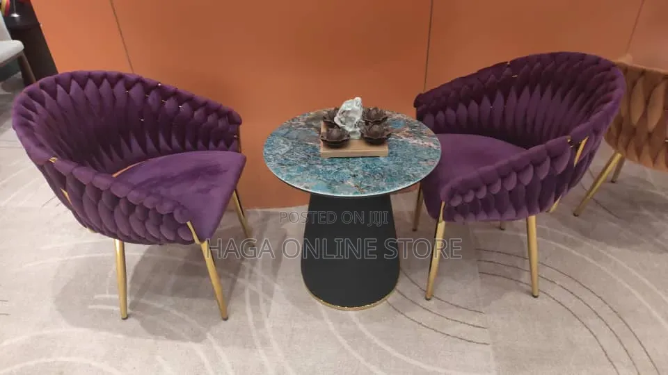 Round Small Table Set