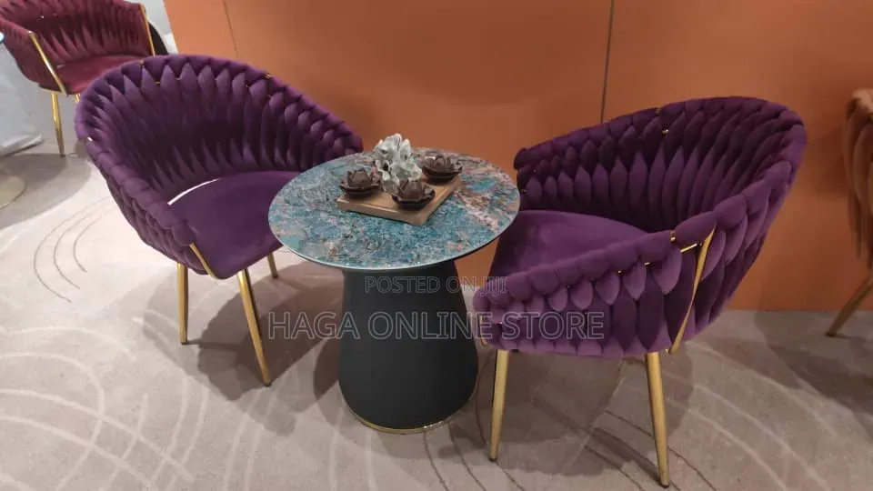 Round Small Table Set