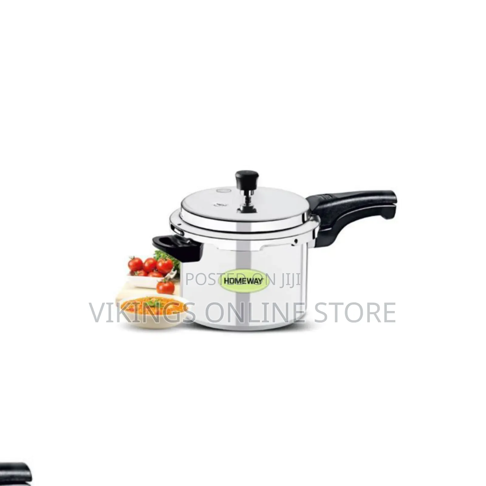 Healthy Choices Pressure Cooker With Outer Lid - Double Safety Valve