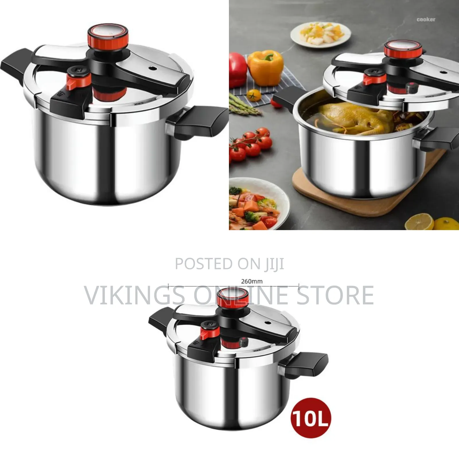 10L High Energy Saving Three-Layer Base Stainless Steel Pressure