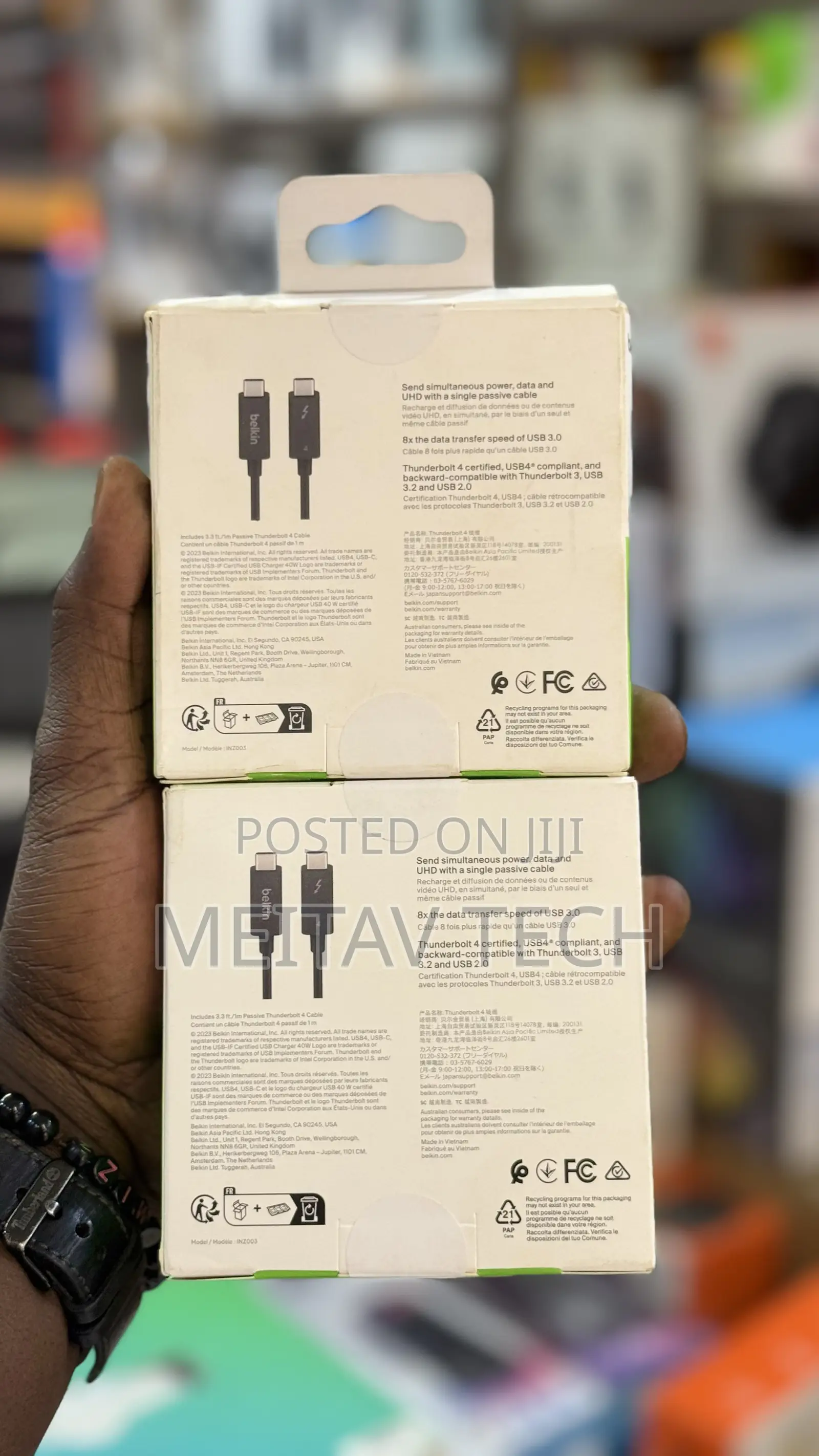 Belkin Thunderbolt 4 Cable 40Gbps