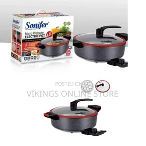 Sonifer Household Non Stick 6.5L Die Cast Aluminum Deep Frying Pan
