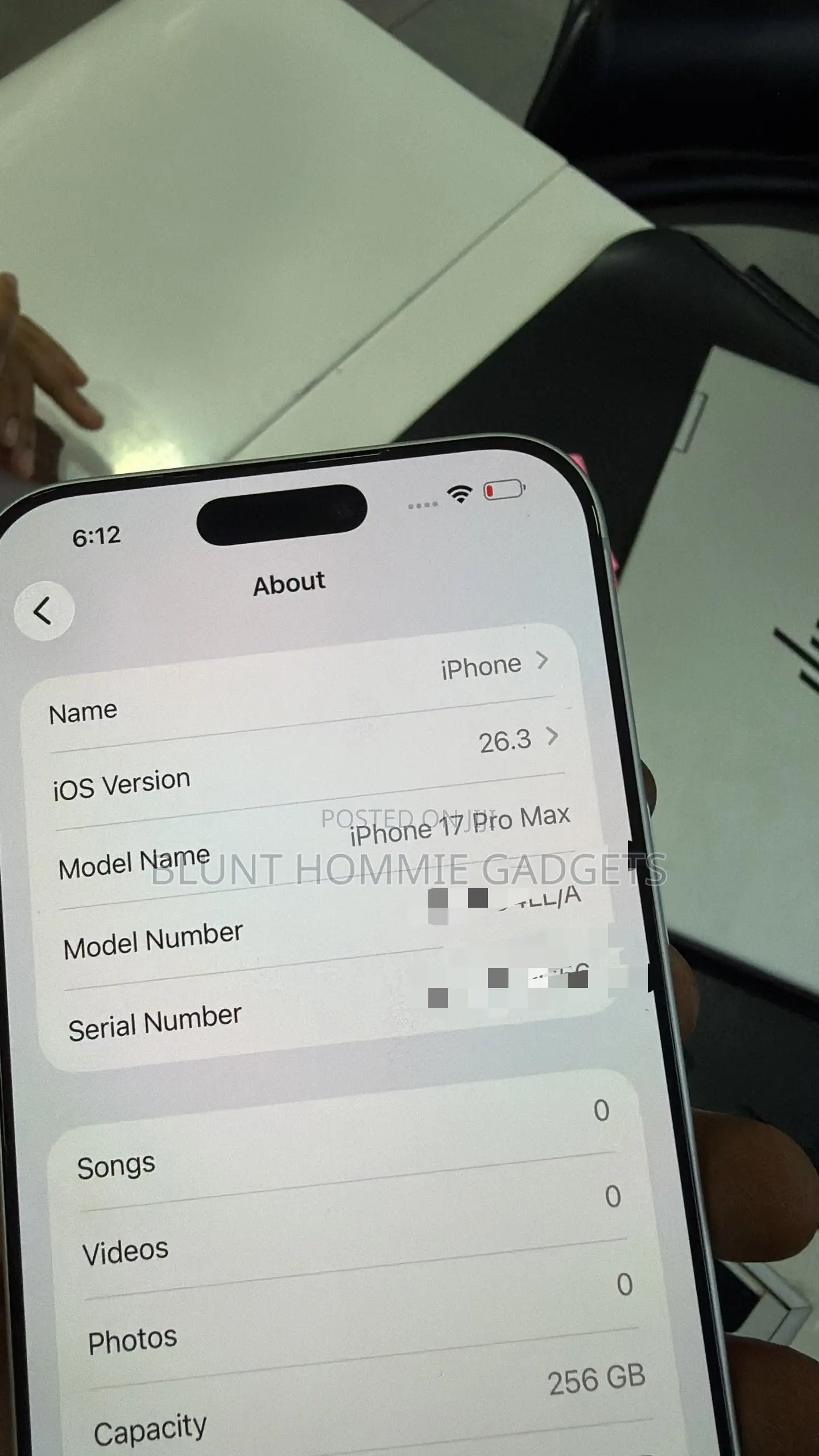Apple iPhone 17 Pro Max 256 GB Silver