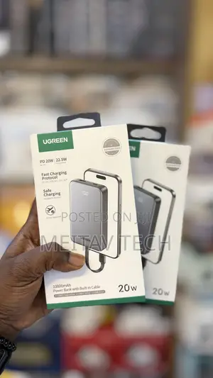 Ugreen 10000mah 22.5W Power Bank C Cable