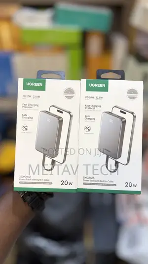 Ugreen 10000mah 22.5W Power Bank C Cable