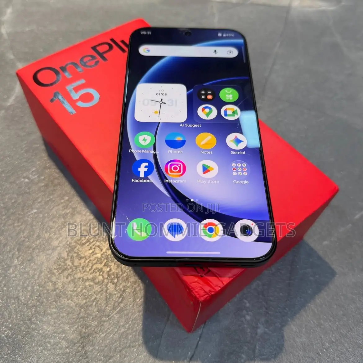 New OnePlus 15 256 GB Black