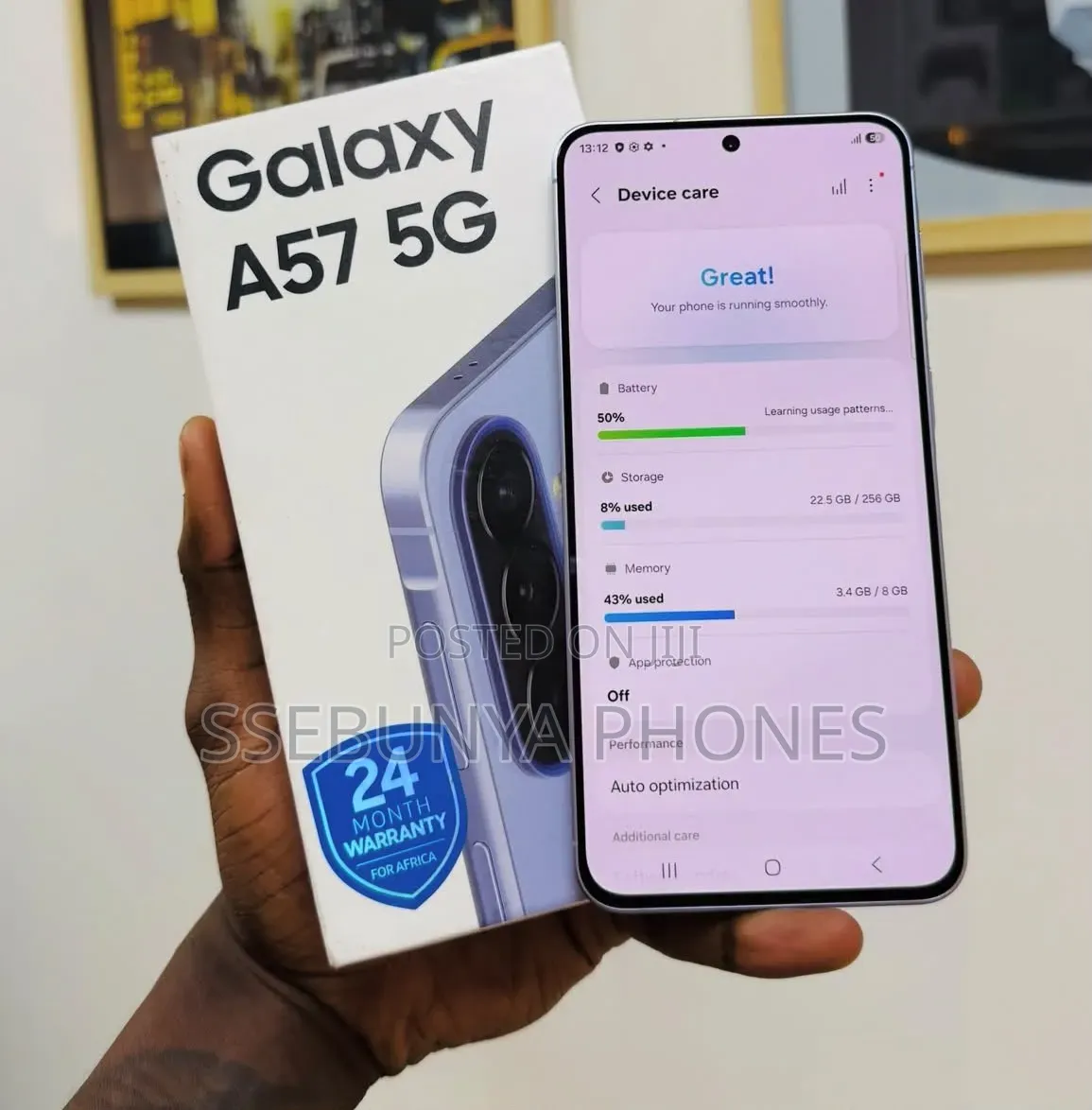 New Samsung Galaxy A57 256 GB Blue