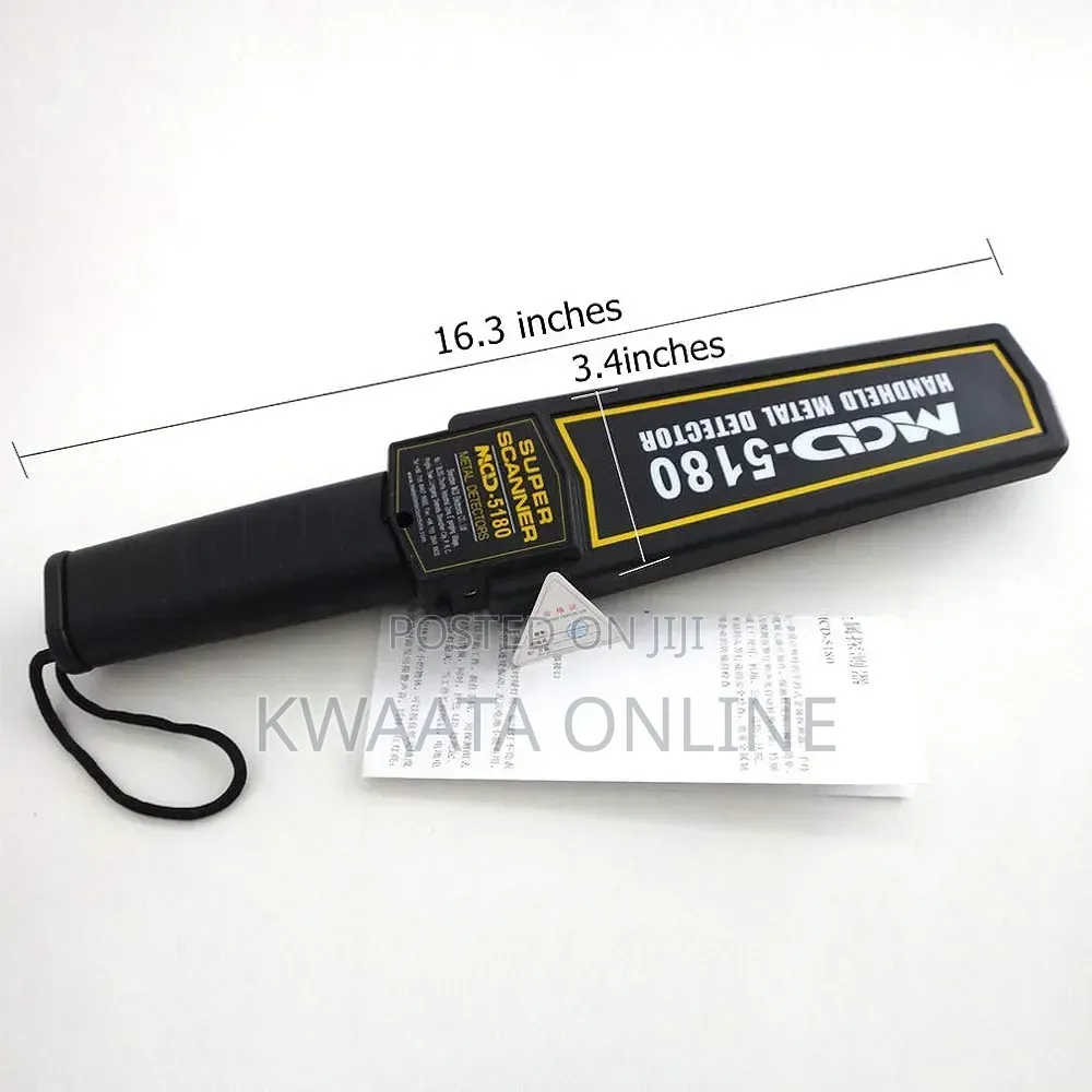 Handheld Metal Detector McD-5180 High Sensitivity Security Scanner