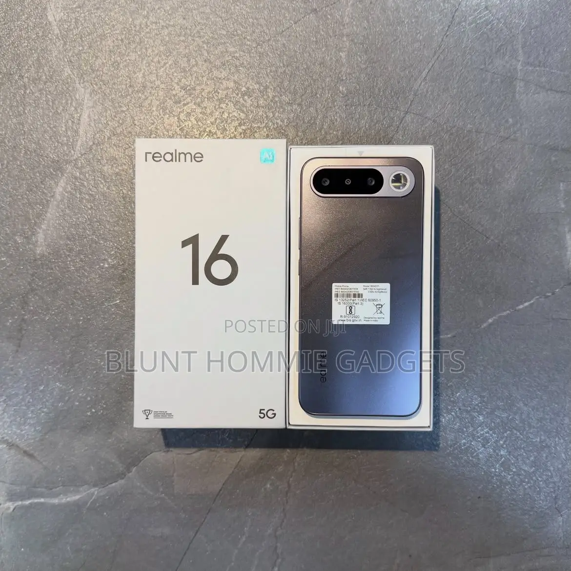 New Realme 16 256 GB Black