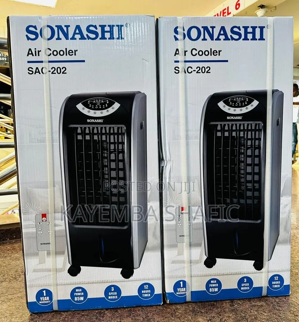 Sonashi Portable Air Cooler SAC-202 With 6L Water Tank Remote