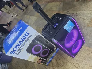 Sonashi SPS-8019 Dual 6.5" Rechargeable Speaker