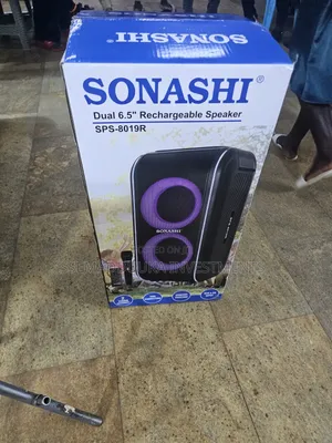 Sonashi SPS-8019 Dual 6.5" Rechargeable Speaker