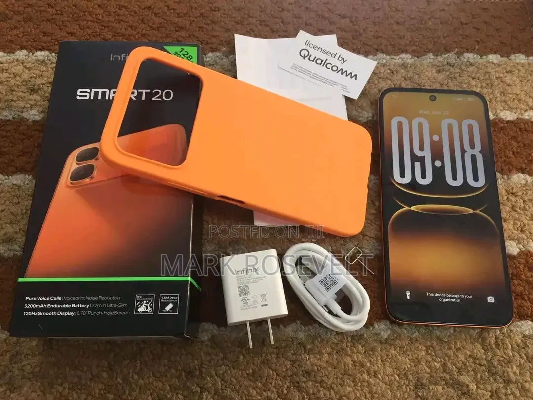 New Infinix Smart 20 128 GB Silver