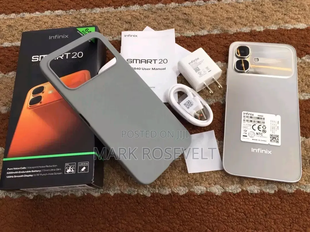 New Infinix Smart 20 128 GB Silver