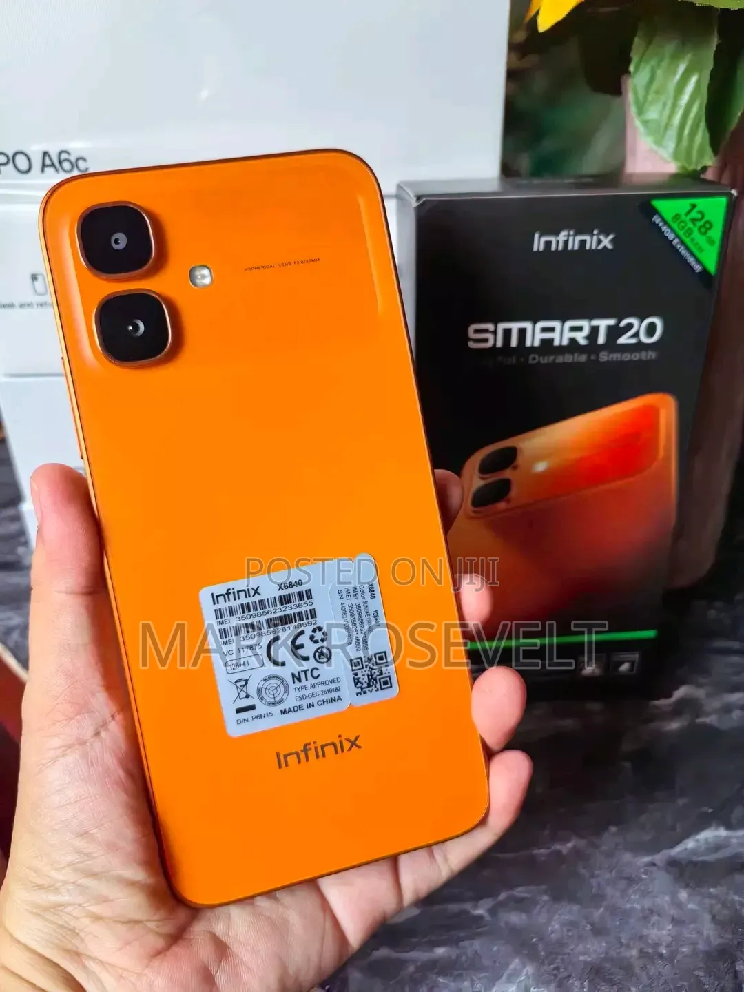 New Infinix Smart 20 128 GB Orange