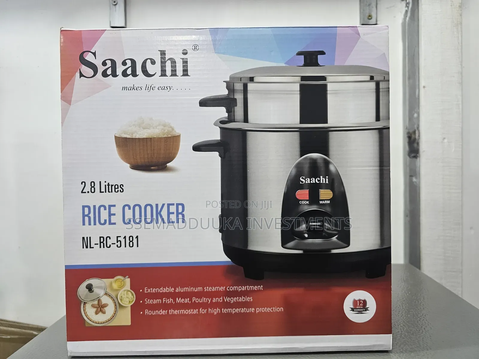 Saachi 2.8l ( NL-RC-5181) Rice Cooker