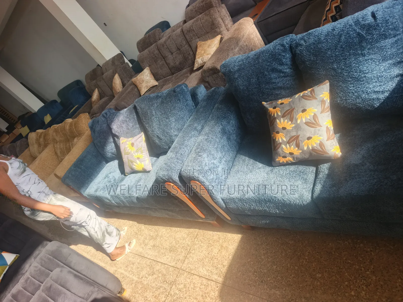 5seater With Fabric Material