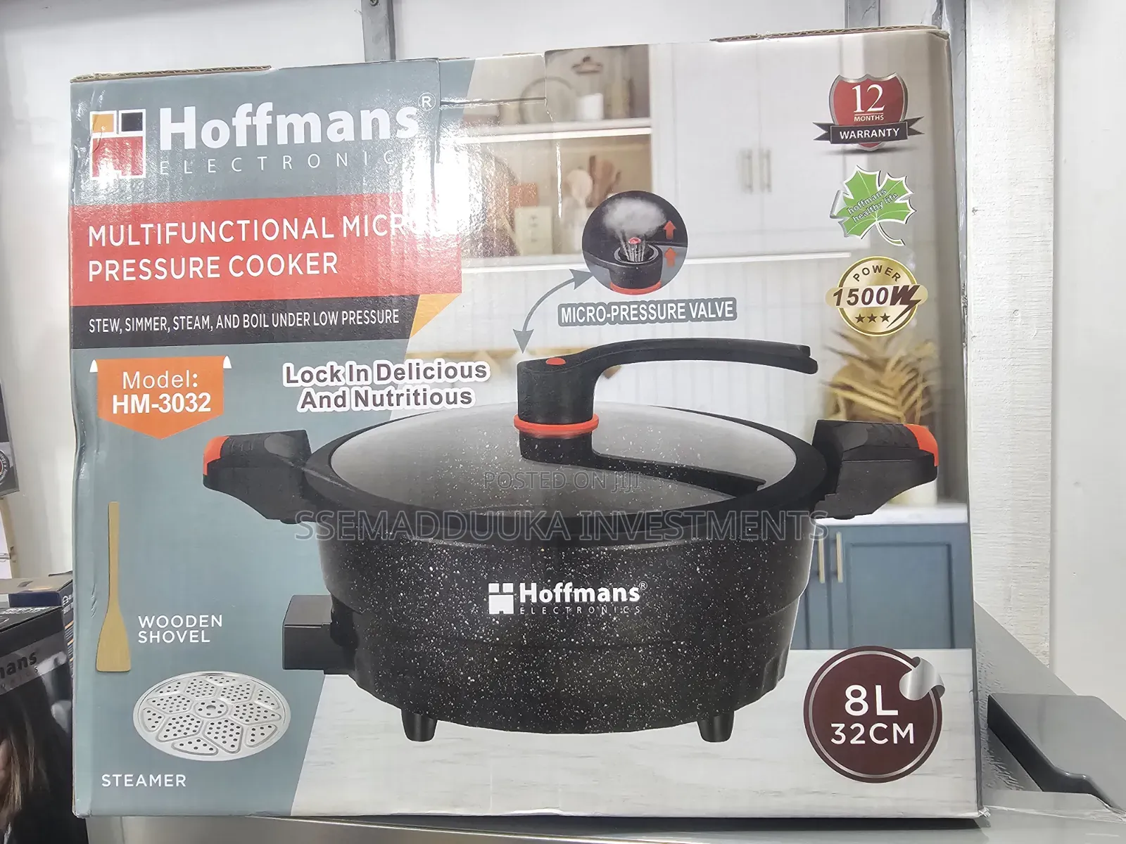 Hoffman Hm -3032 8l Multifunctional Micro Pressure Cooker
