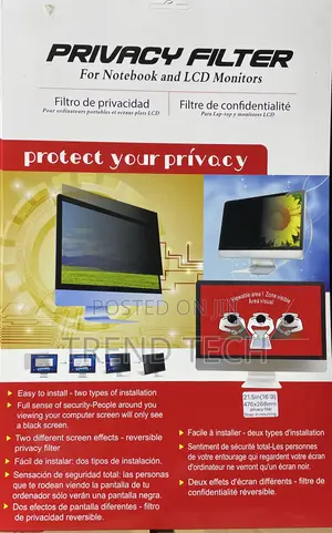 Privacy Filter for Notebooks and LCD Monitors 21.5in(16:9)