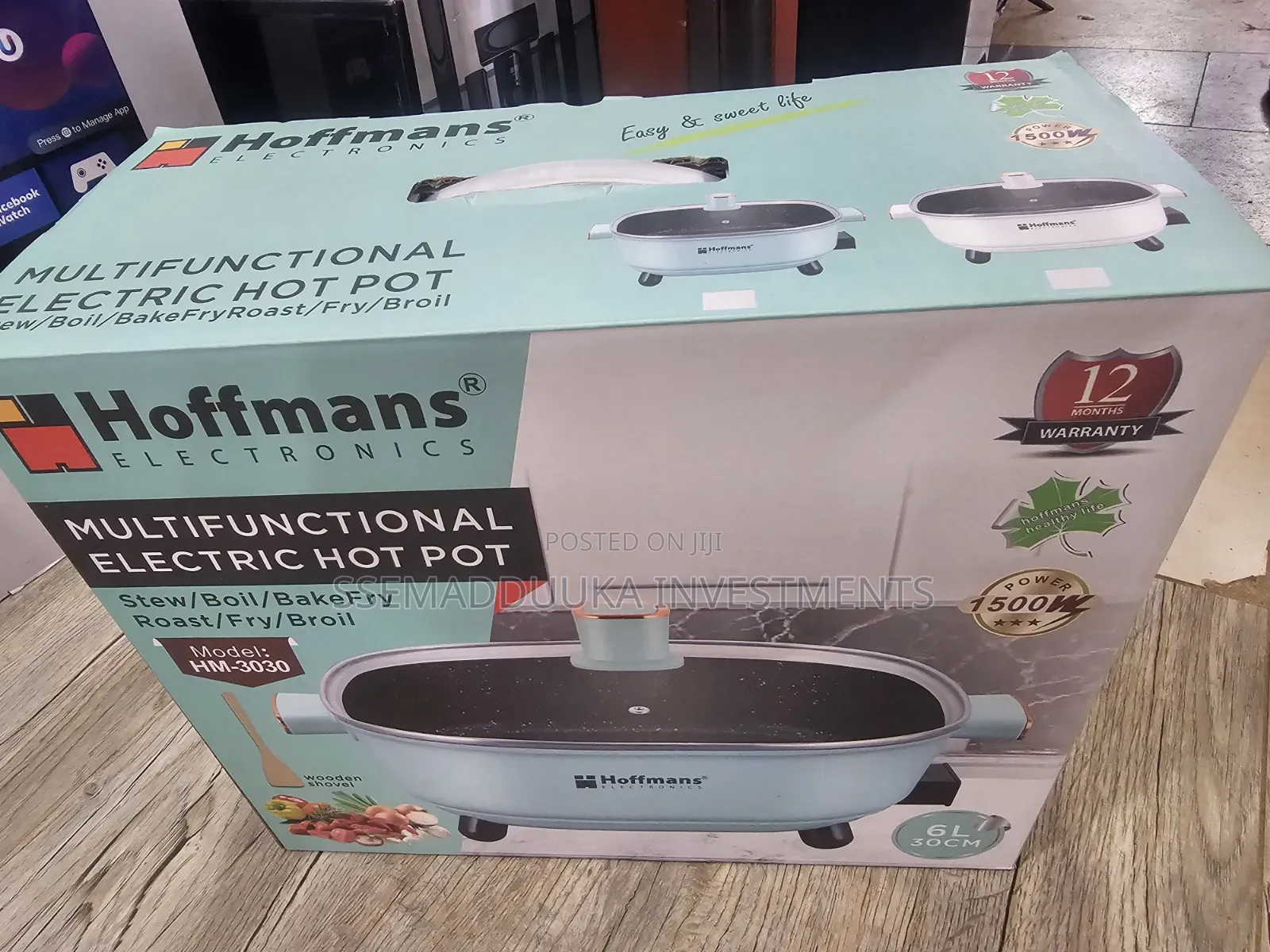 Hoffmans Hm -3030 6L Multifunctional Electric Hot Plate