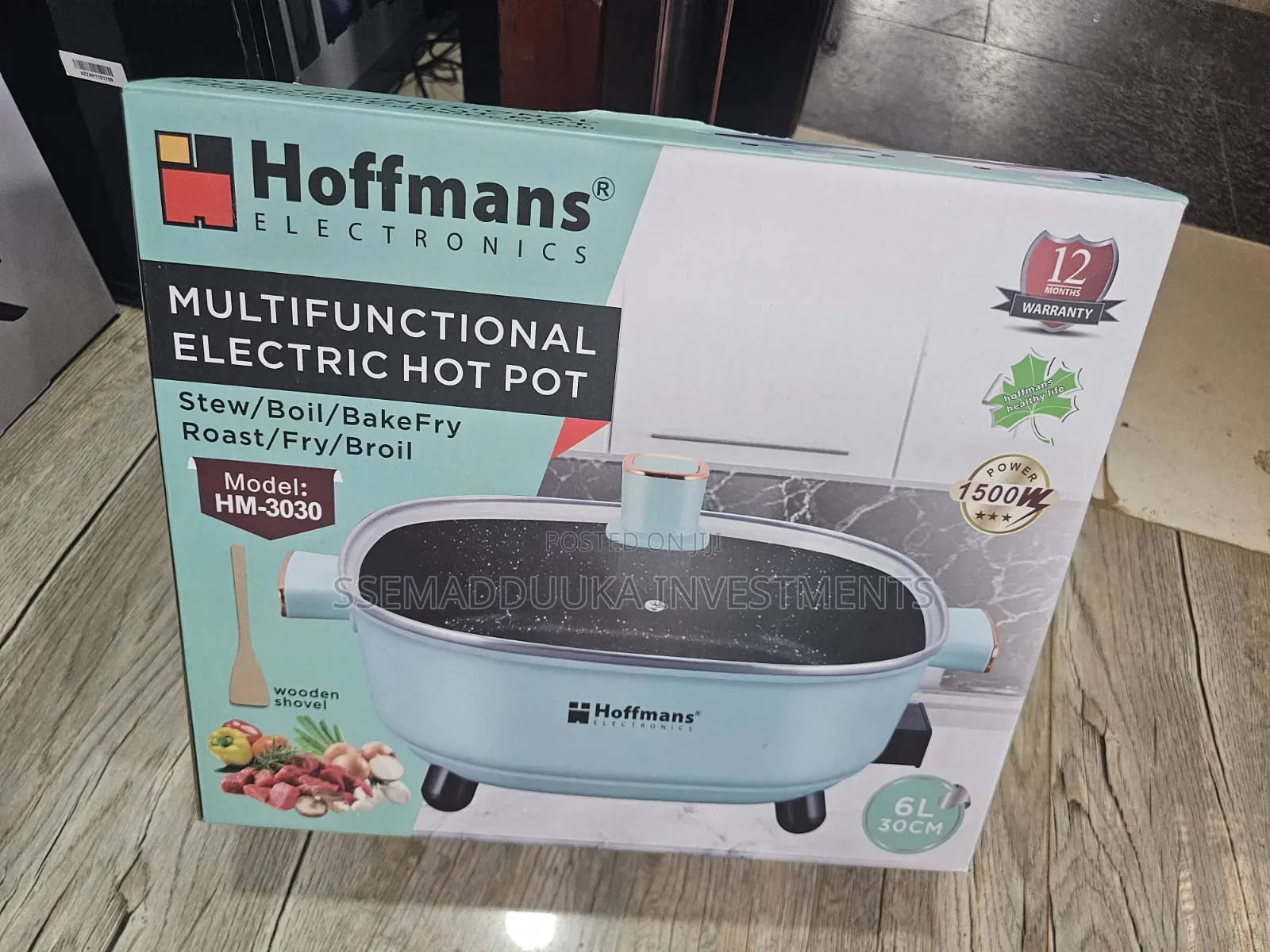 Hoffmans Hm -3030 6L Multifunctional Electric Hot Plate
