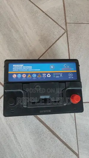 55Ah Buffalo NDIN55/L 550CCA Left Hand Car Battery 12V