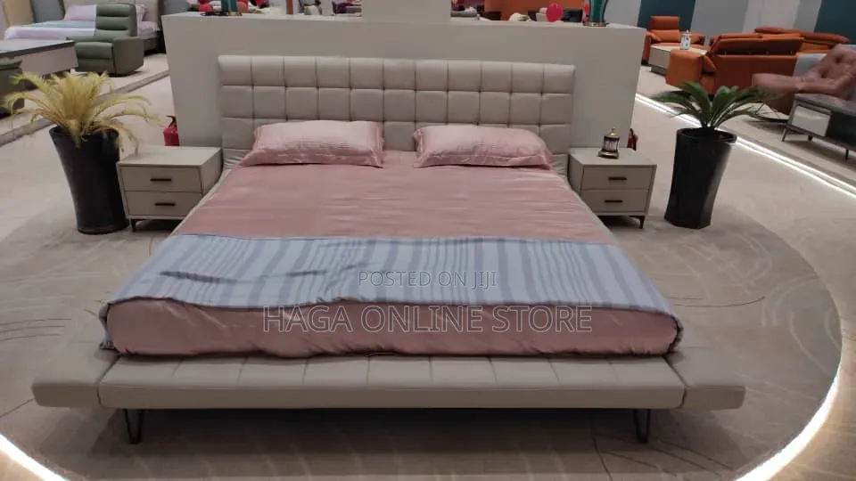 King Size Leather Bed