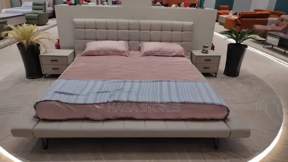 King Size Leather Bed
