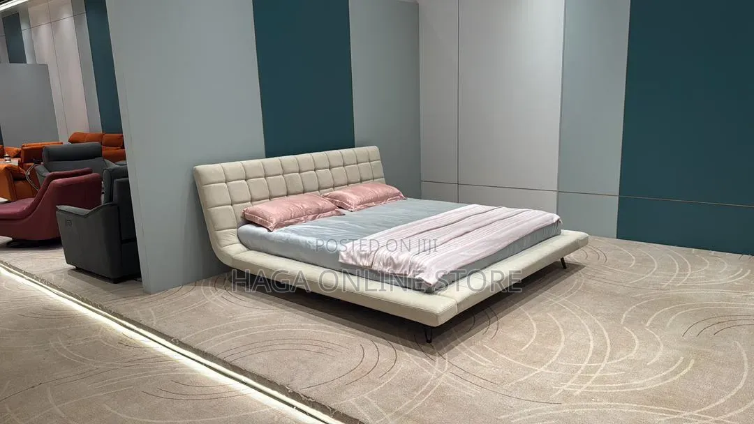 King Size Leather Bed