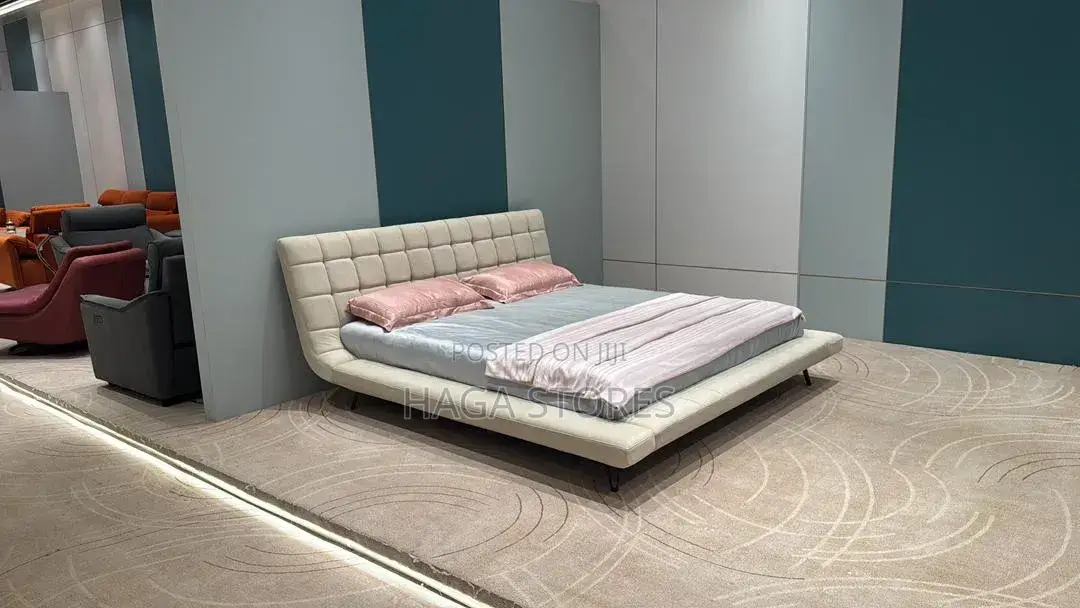 King Size Leather Bed