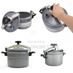 HTH 6L Granite Pressure Cooker Saucepan -Grey
