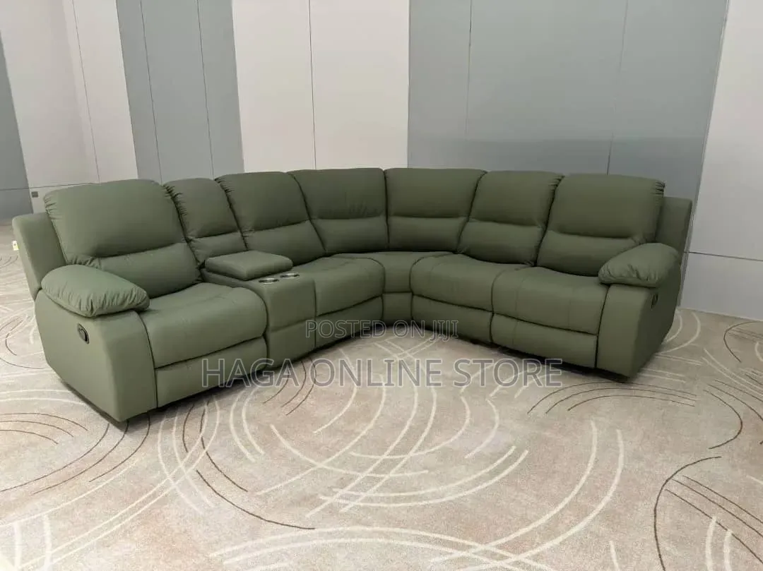 Corner Recliner Leather Sofa
