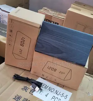 Wooden Digital Alarm Clock