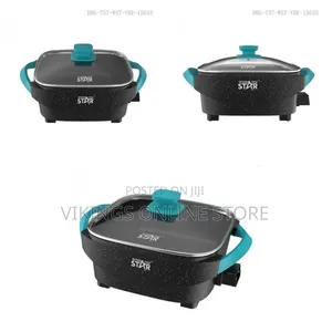 Winningstar 6.5Litre Ceramic Nonstick Electric Skillet Die-Cast