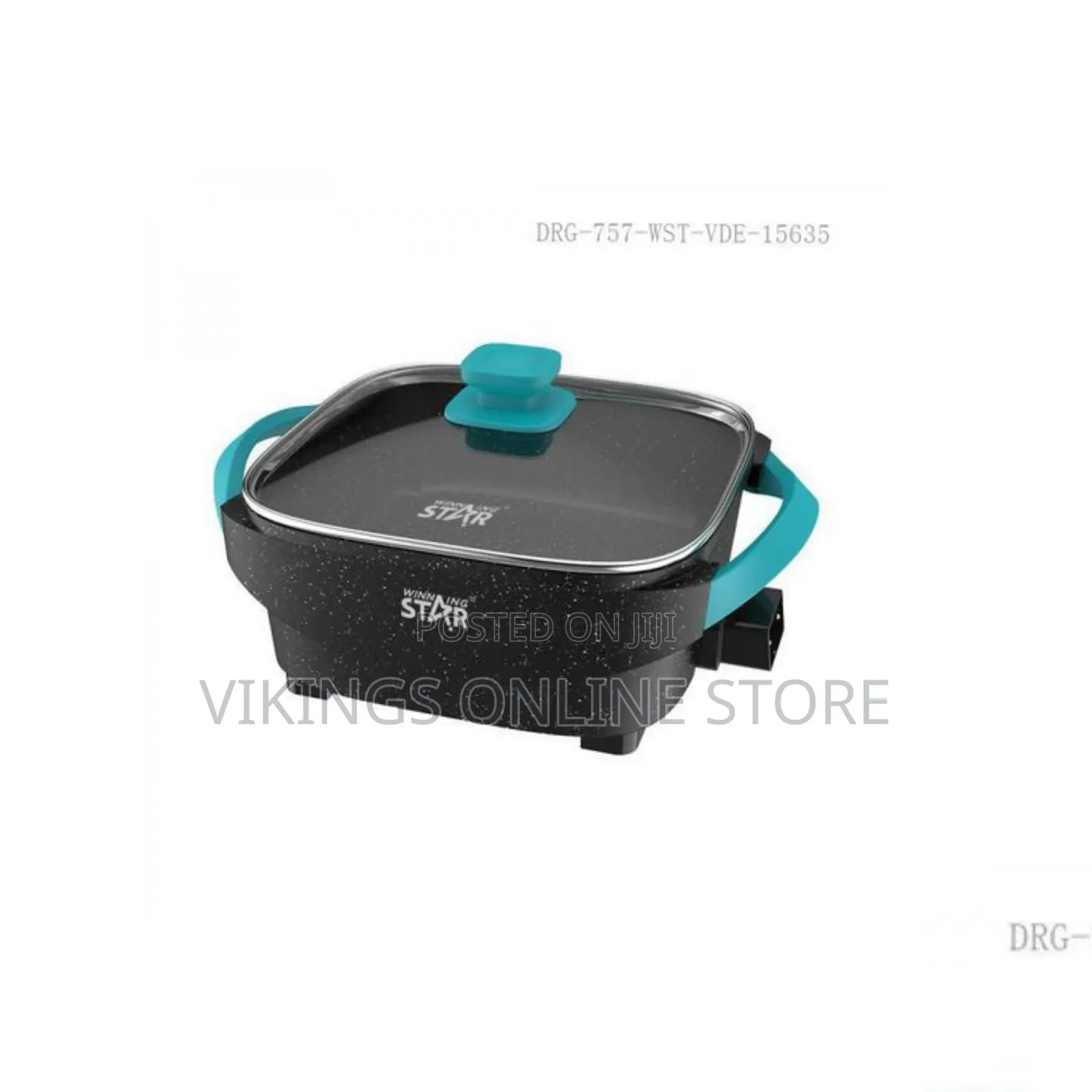Winningstar 6.5Litre Ceramic Nonstick Electric Skillet Die-Cast