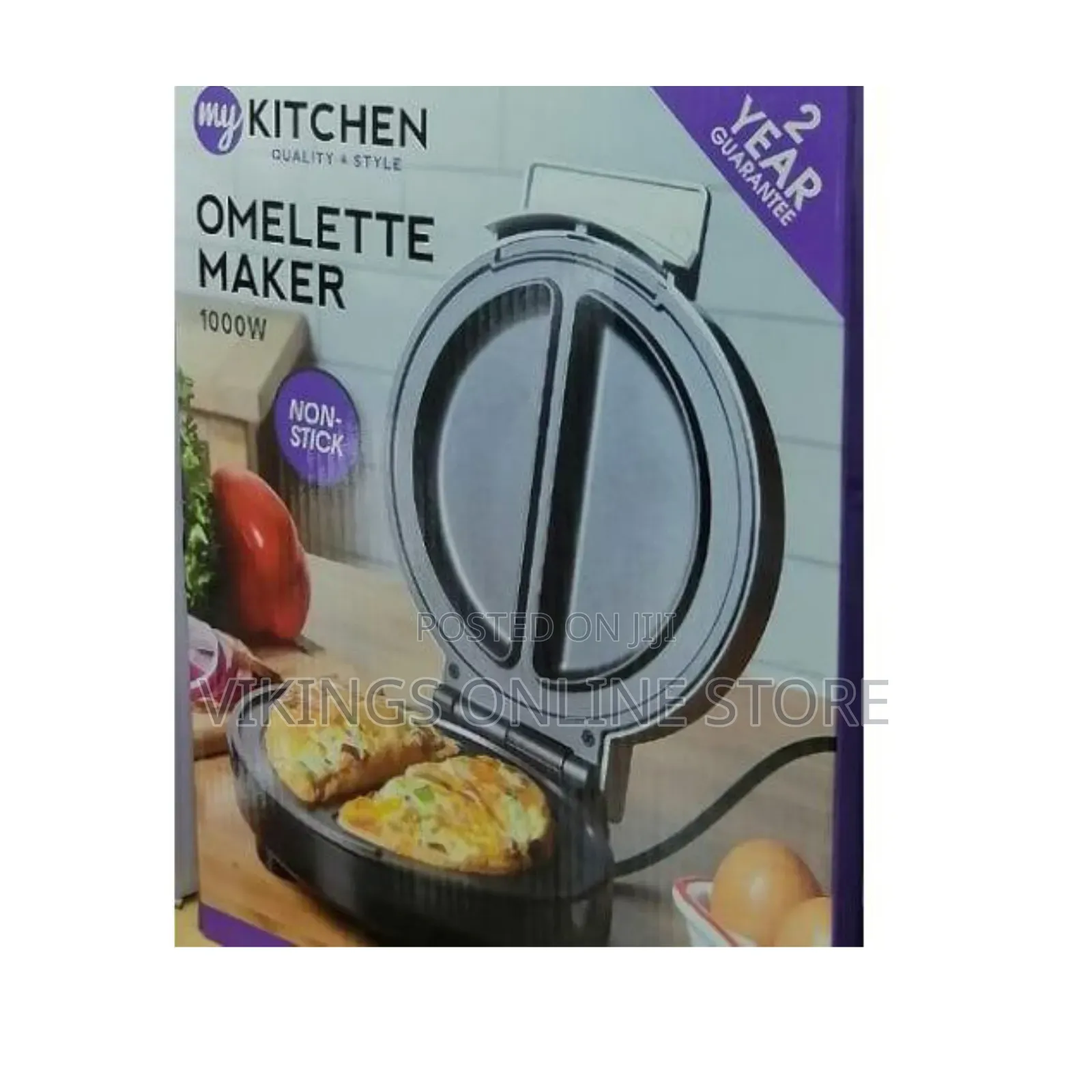 Non-Stick Frittata and Omelette Maker, Stainless Steel - Makes 2