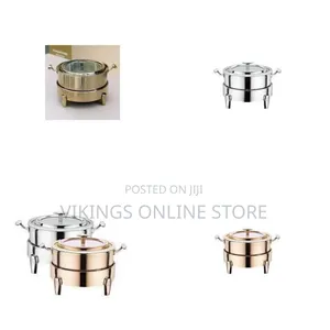 1 Piece of Mini Round Serving Dish Chafing Dishes Food Warmer Display