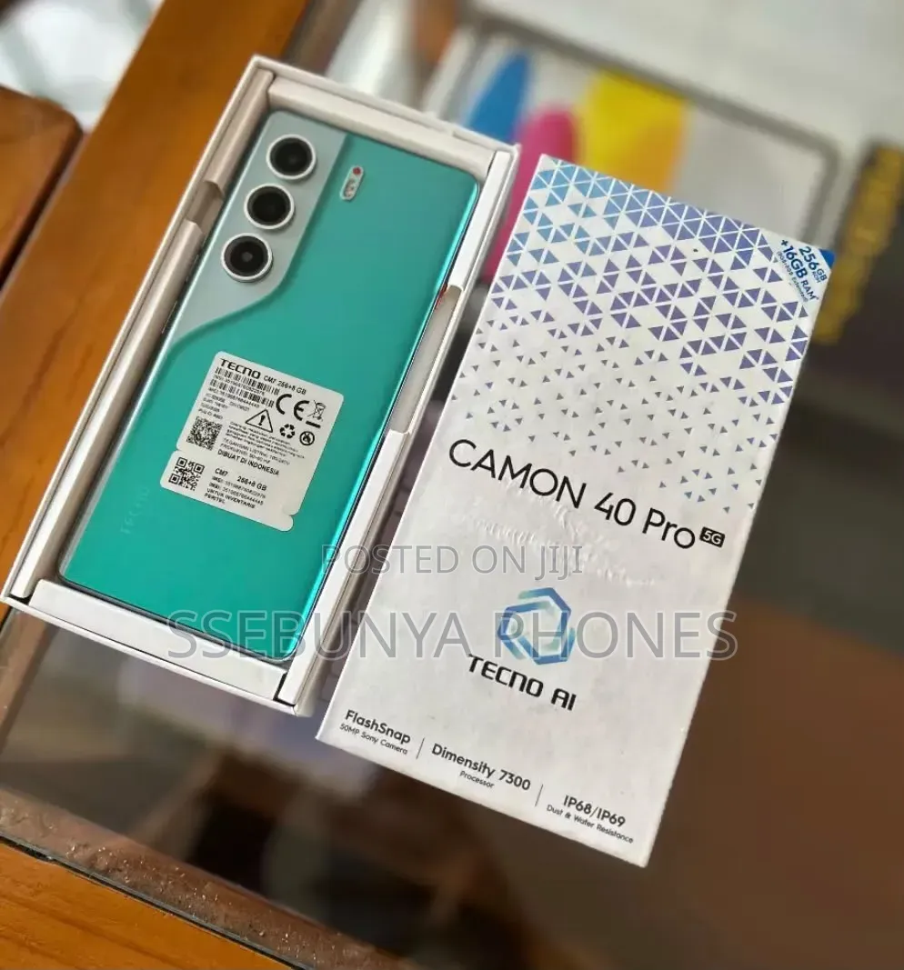 New Tecno Camon 40 Pro 5G 256 GB Green