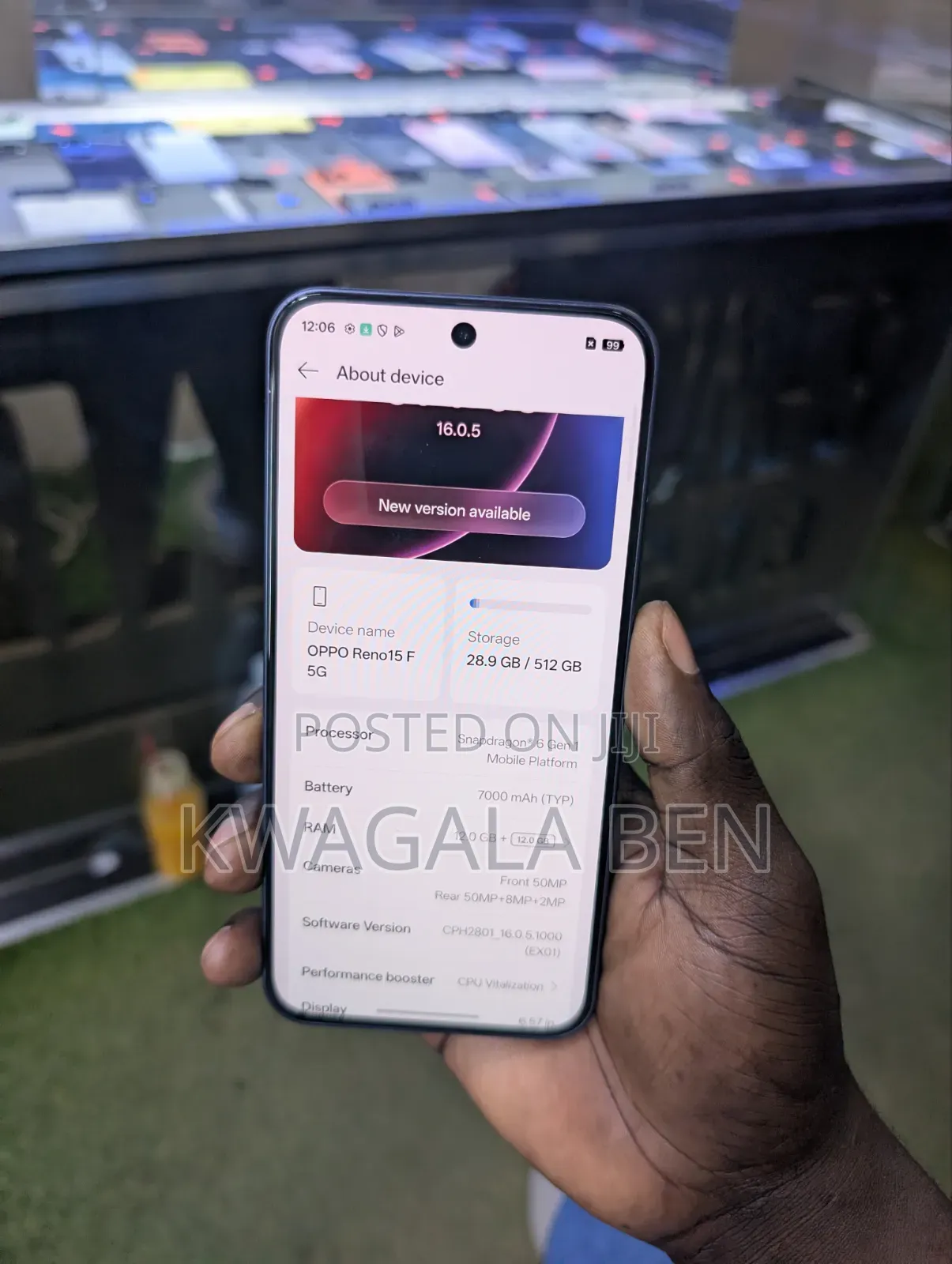 Oppo Reno15 F 5G 512 GB Blue