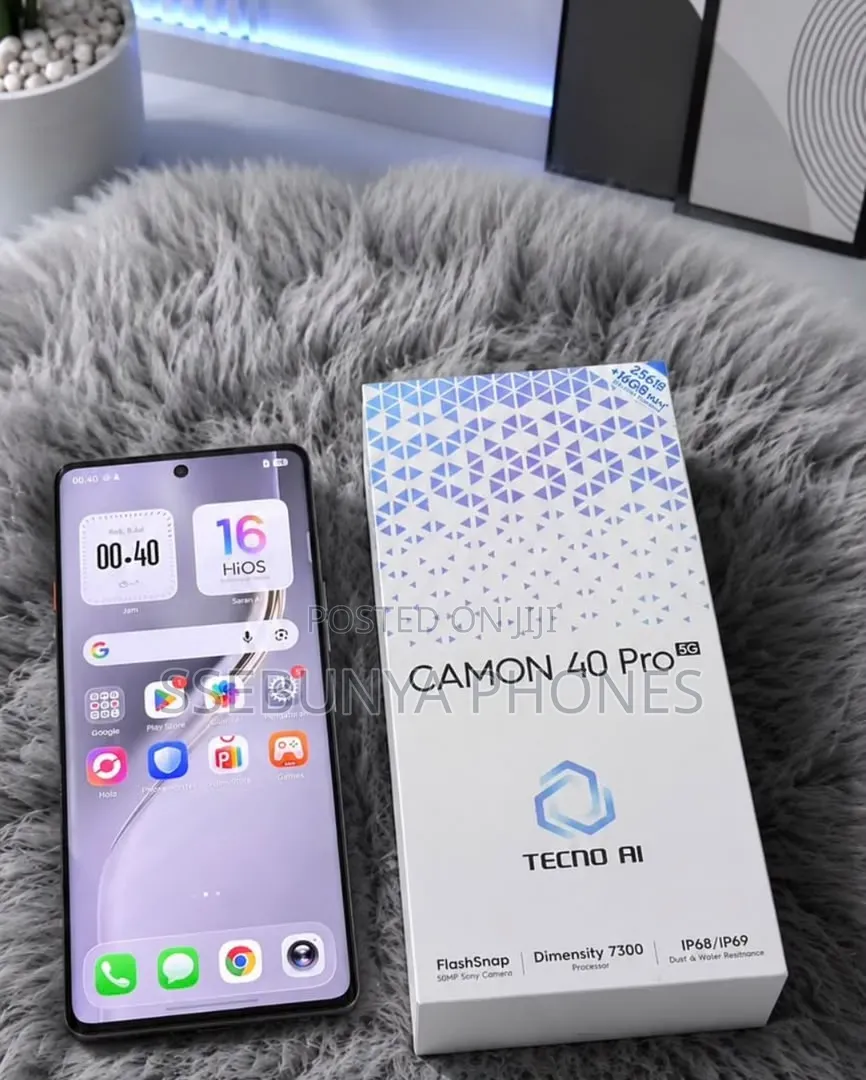 New Tecno Camon 40 Pro 5G 256 GB Gray