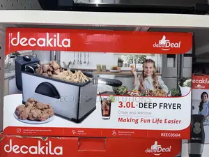 Decakila 3.0 Litres Deep Fryer, 2000 Watt, KEEC056M