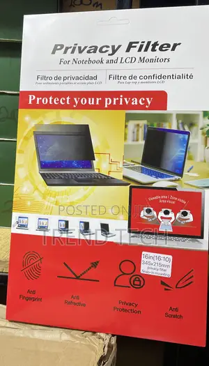 Privacy Filter for Notebooks and LCD Monitors 16in(16:10)