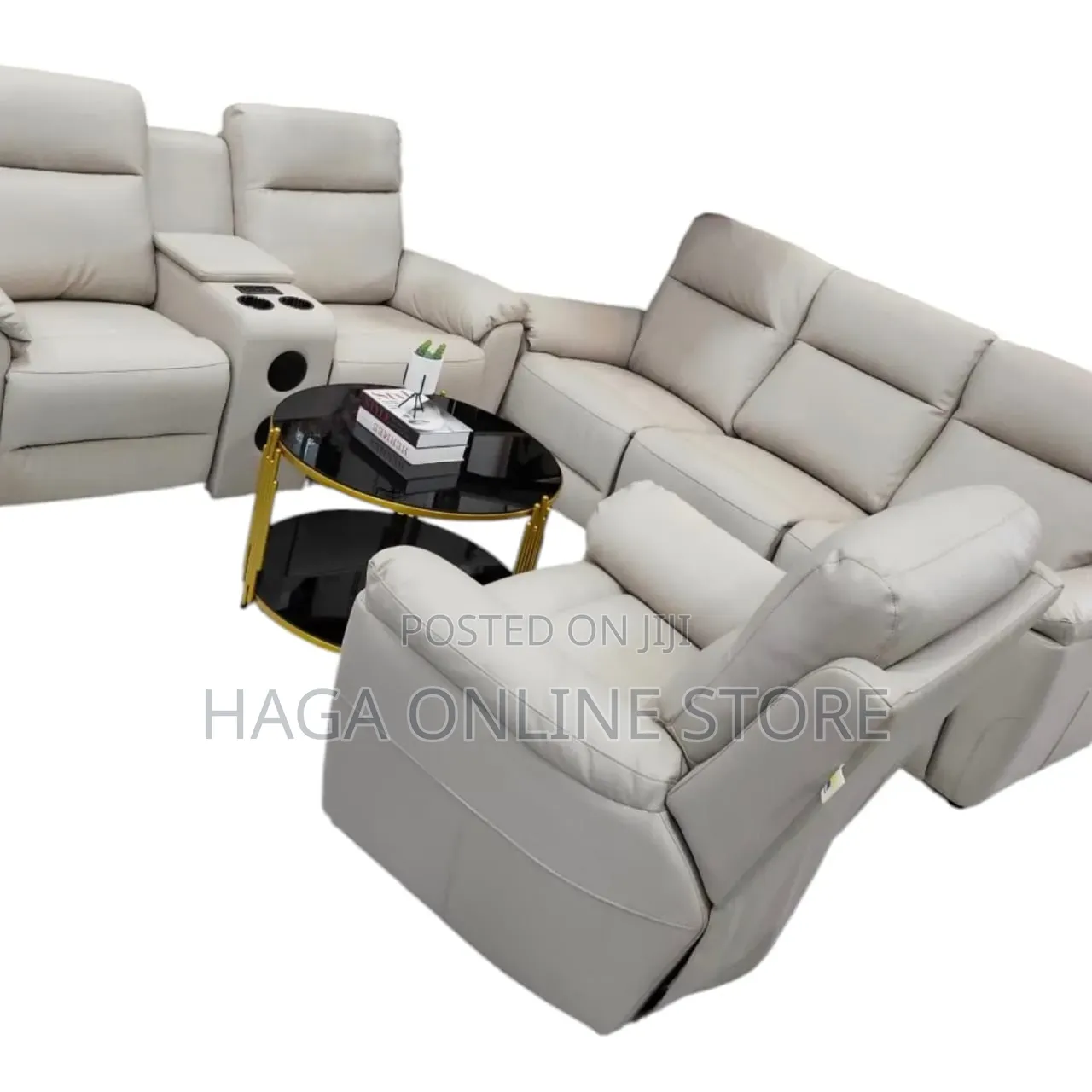 Electric Leather Recliner Sofa