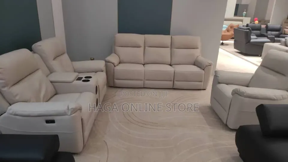 Electric Leather Recliner Sofa