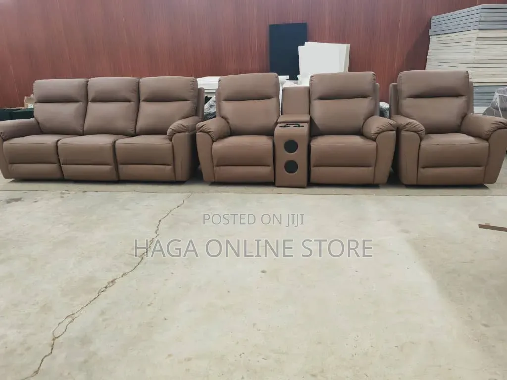 Electric Leather Recliner Sofa